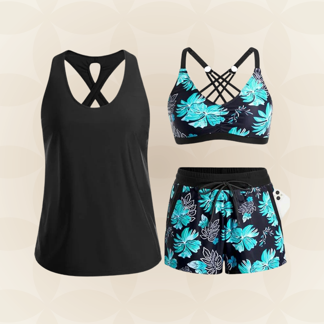 Rosalie | Ensemble de bain trois pièces
