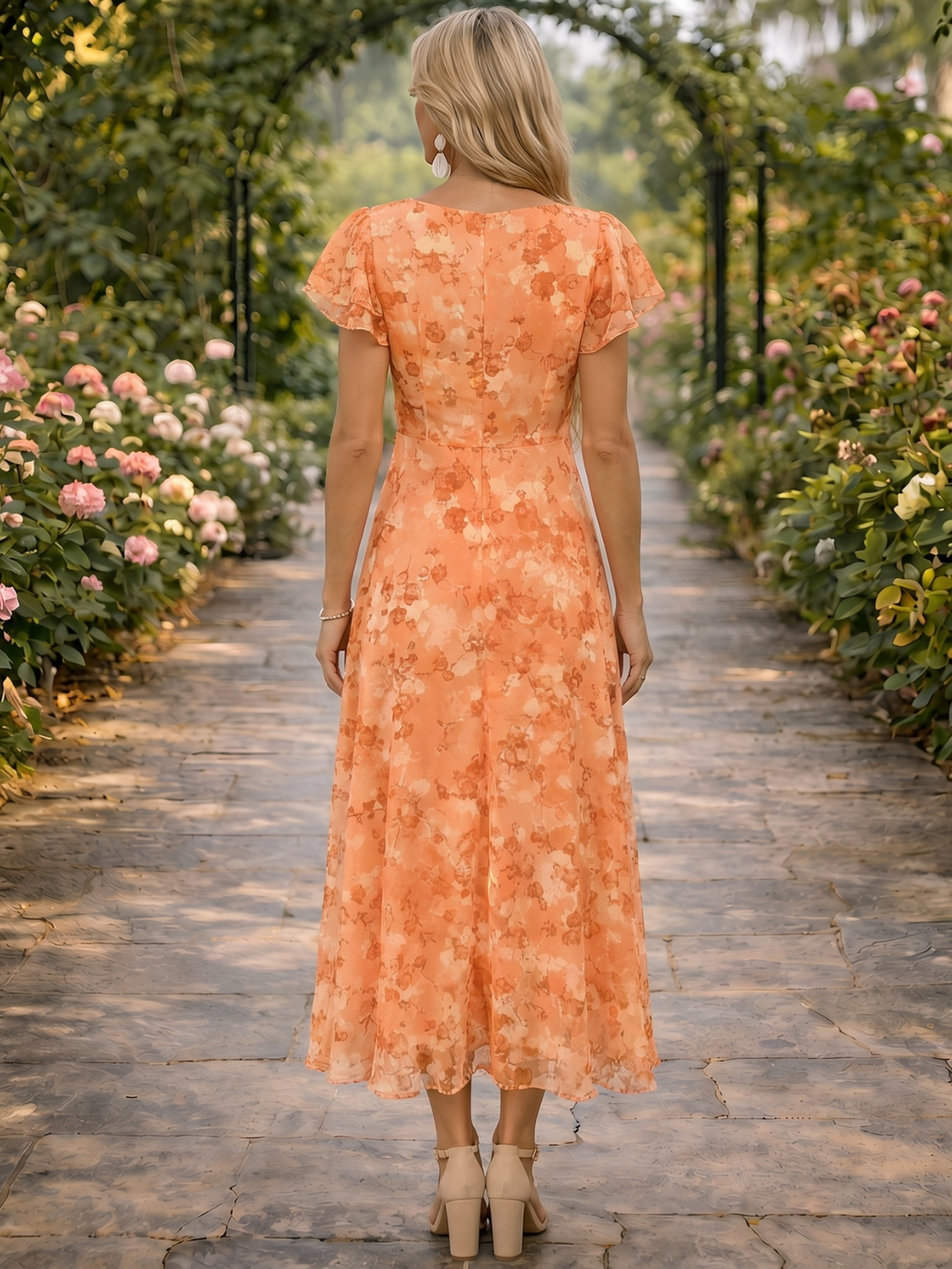 Audrey | Robe élégante à effet ventre plat