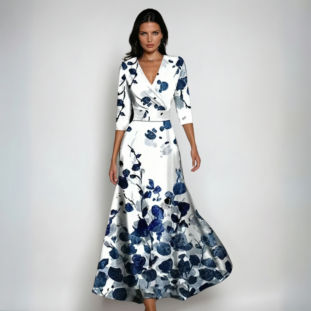 Rosa | Vestido Maxi Boho con Escote en V