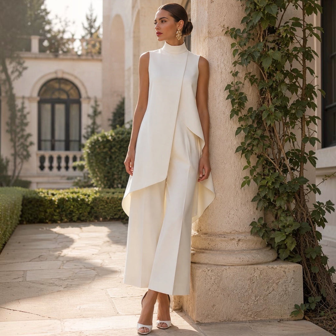Verity | Asymmetrical Wide-Leg Jumpsuit