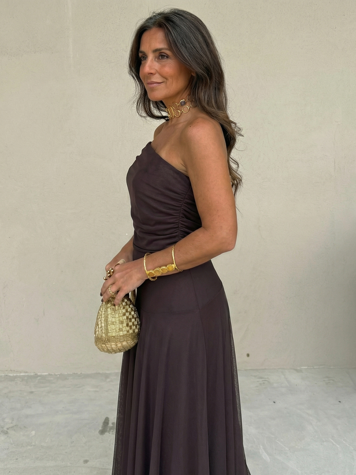 Sara | Vestido Elegante Sin Hombros