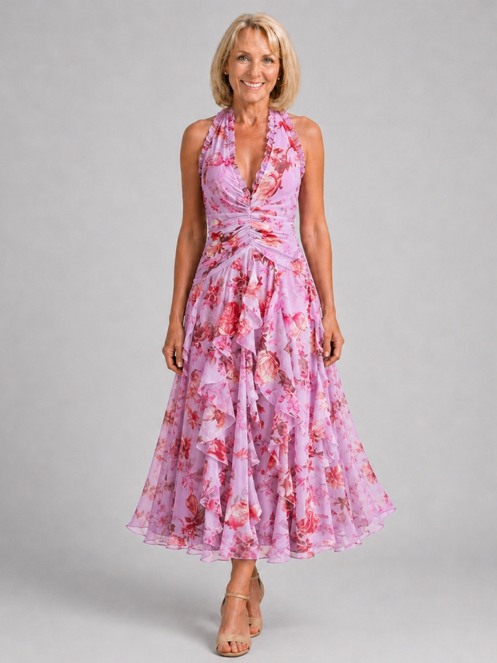 Belladina | Halter Maxi Dress