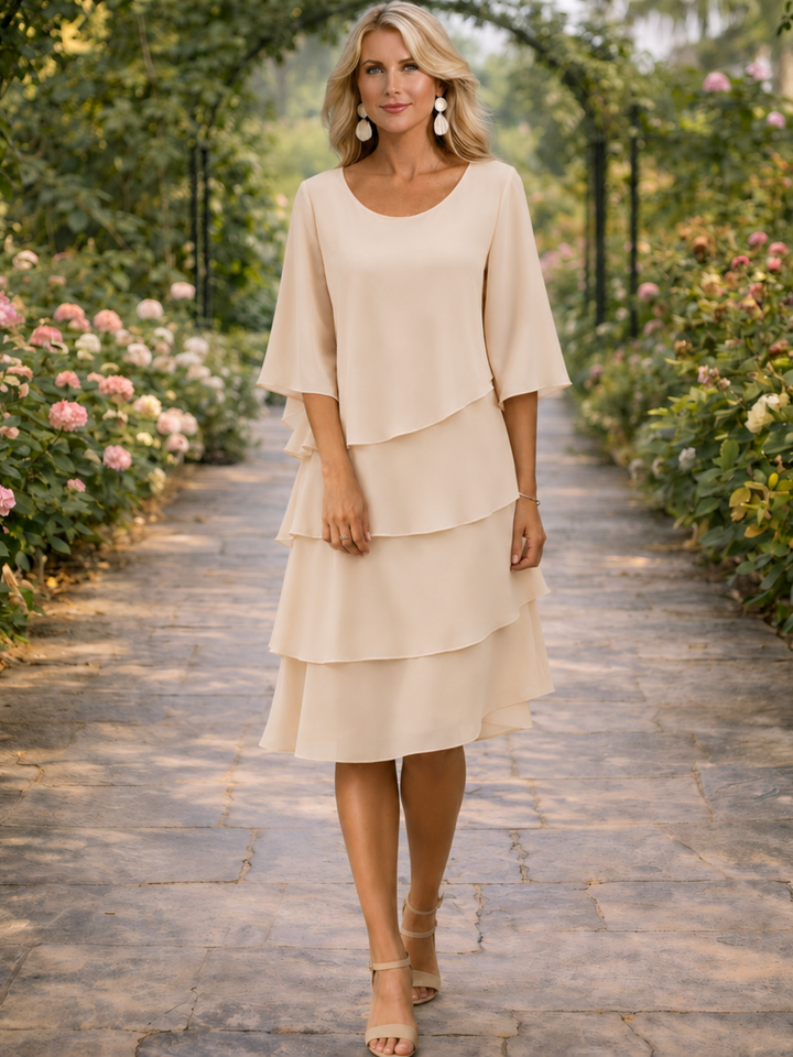 Catherine | Robe élégante à volants