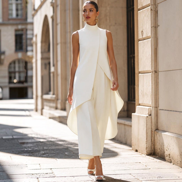 Verity | Asymmetrical Wide-Leg Jumpsuit