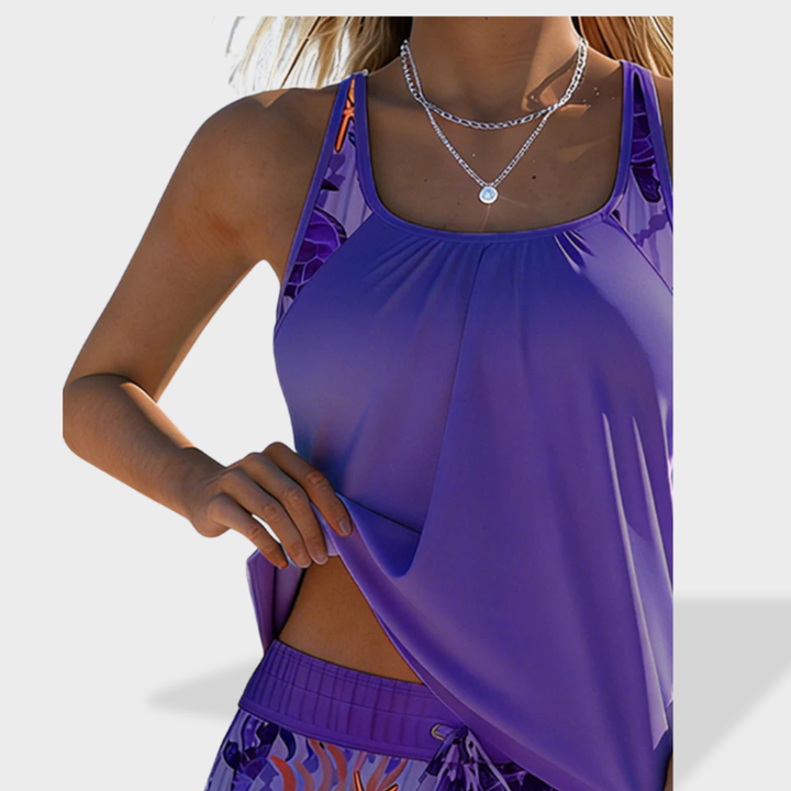 Aislinn - Flattering Tankini Swim Set