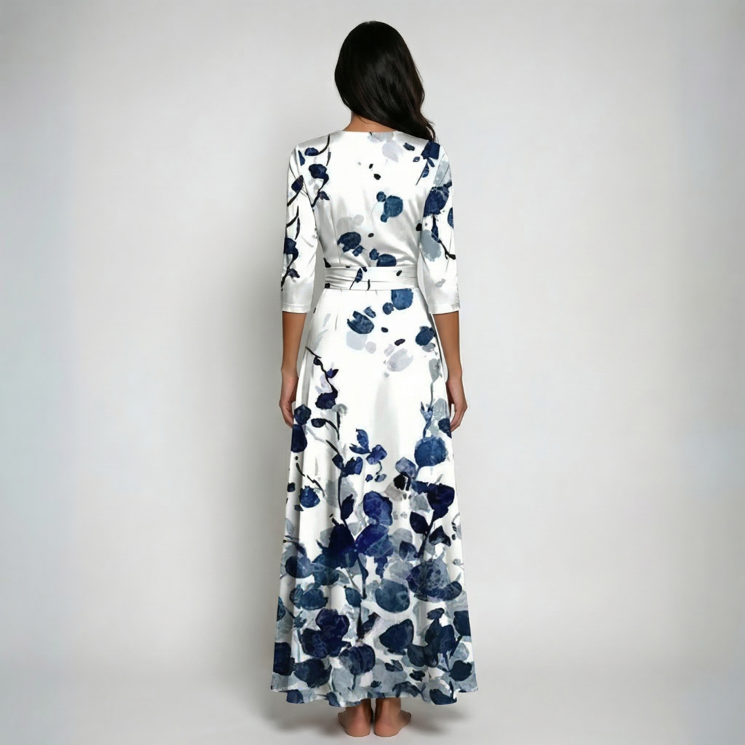 Rosa | Vestido Maxi Boho con Escote en V