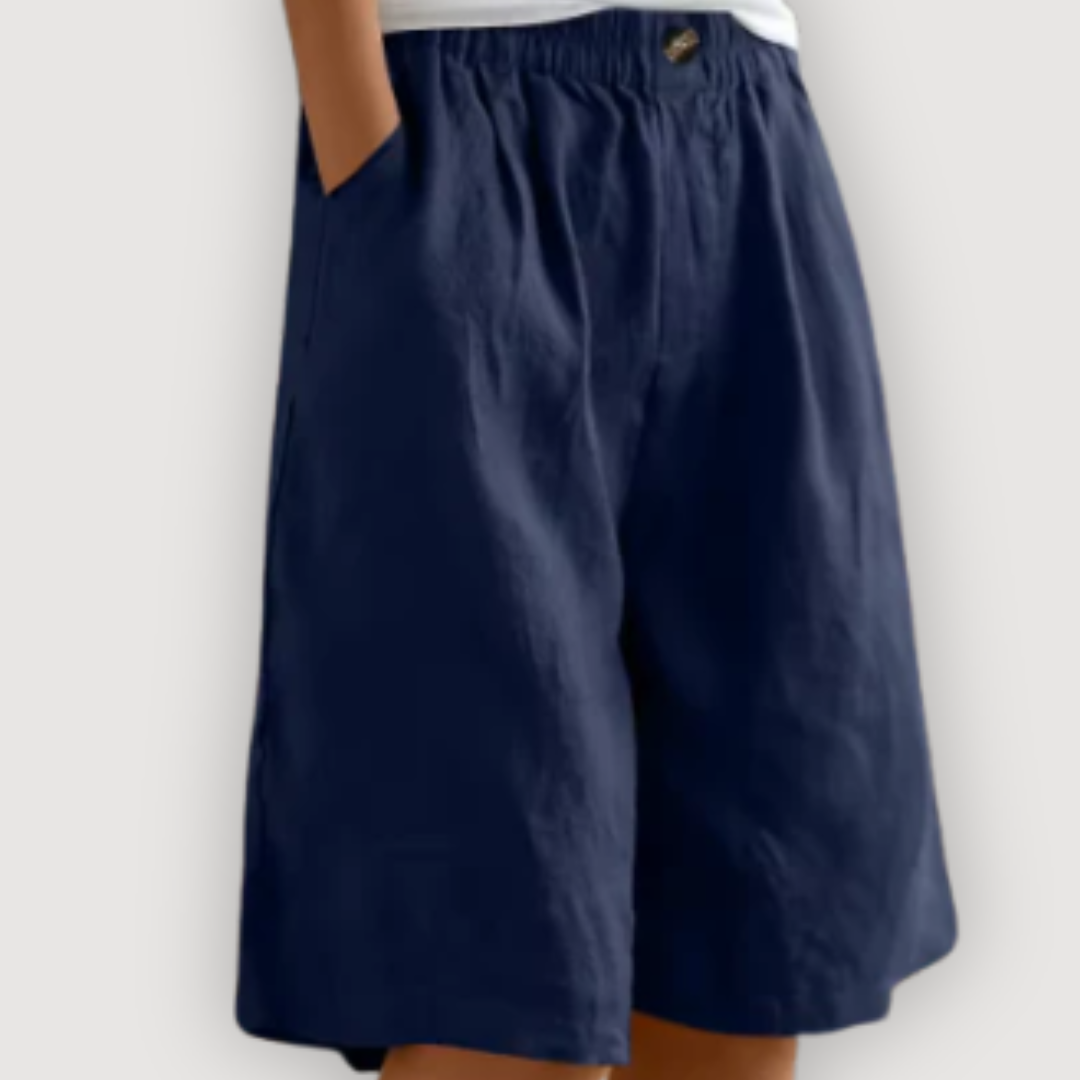 TESSA – RELAXED LINEN SHORTS