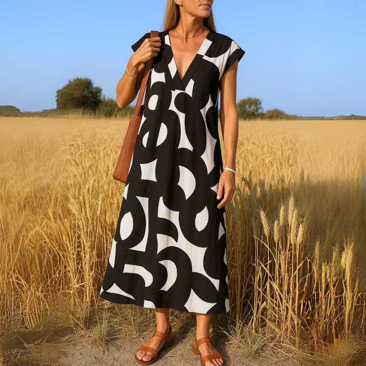 Valérie | Robe à décolleté en V