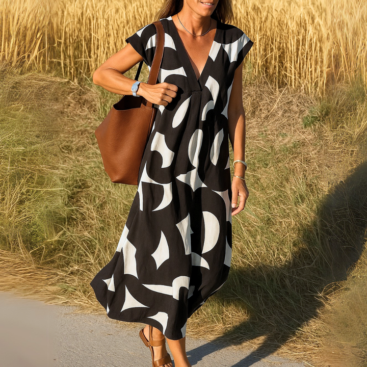 Valérie | Robe à décolleté en V