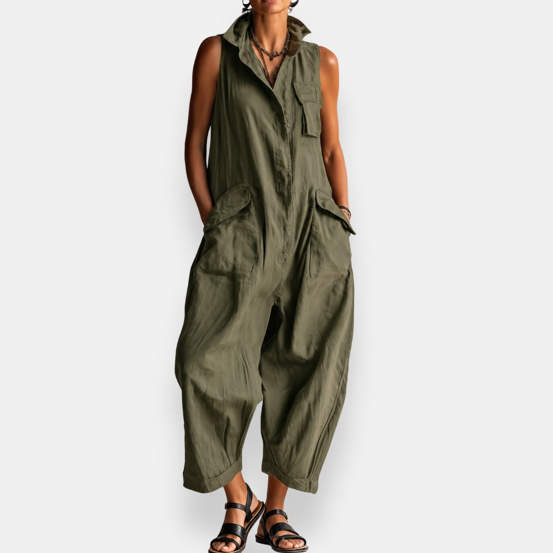 Madeleine | Combinaison cargo sans manches