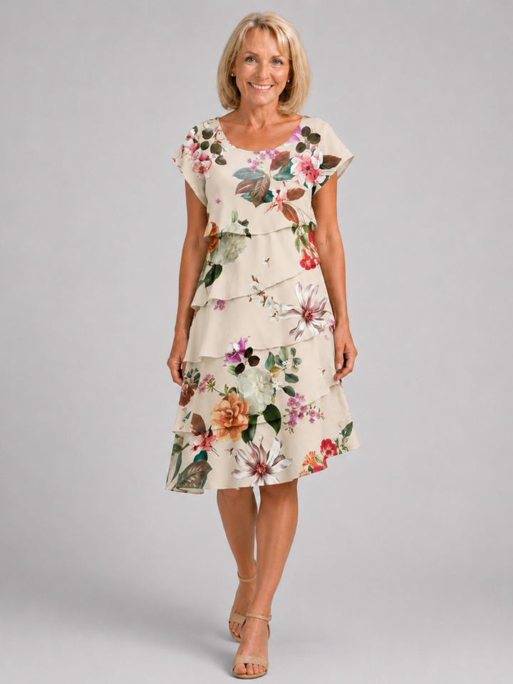 Helena | Robe élégante à volants
