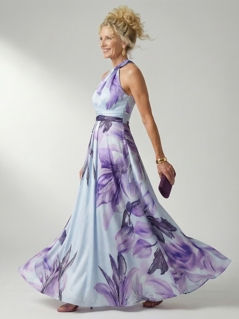 Amélie | Robe maxi florale légère