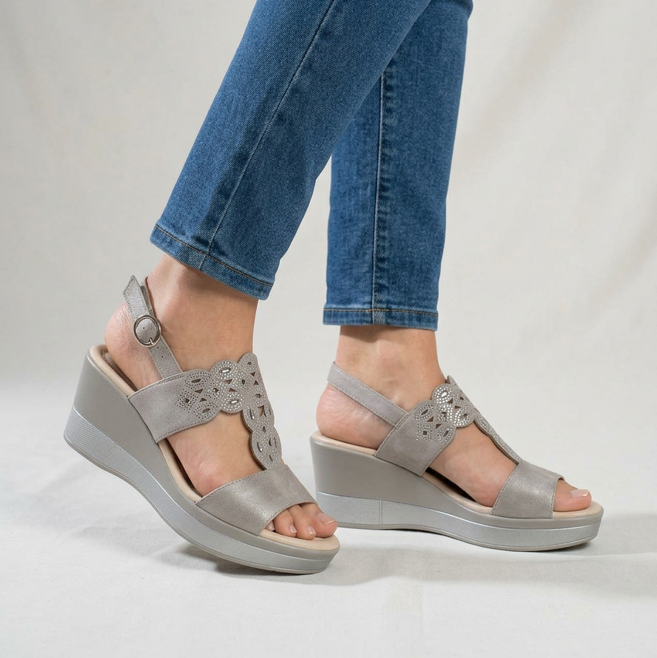 Rachelle | Sandales compensées confortables