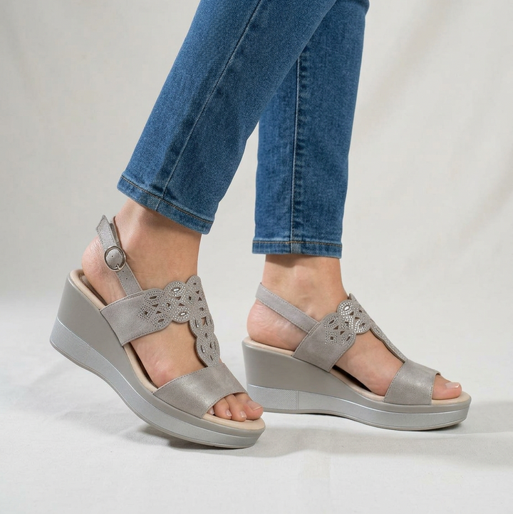 Rachelle | Sandales compensées confortables