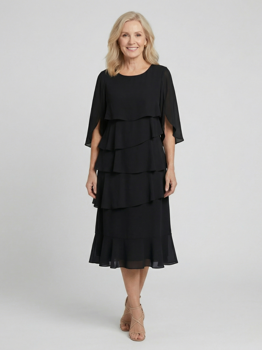 Patricia | Elegant Comfort Ruffle Dress