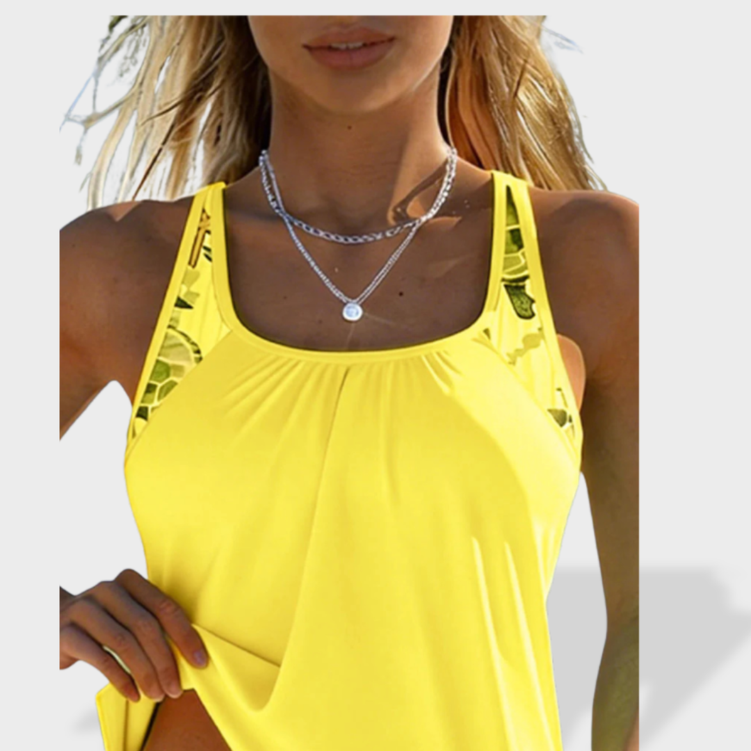 Aislinn - Flattering Tankini Swim Set