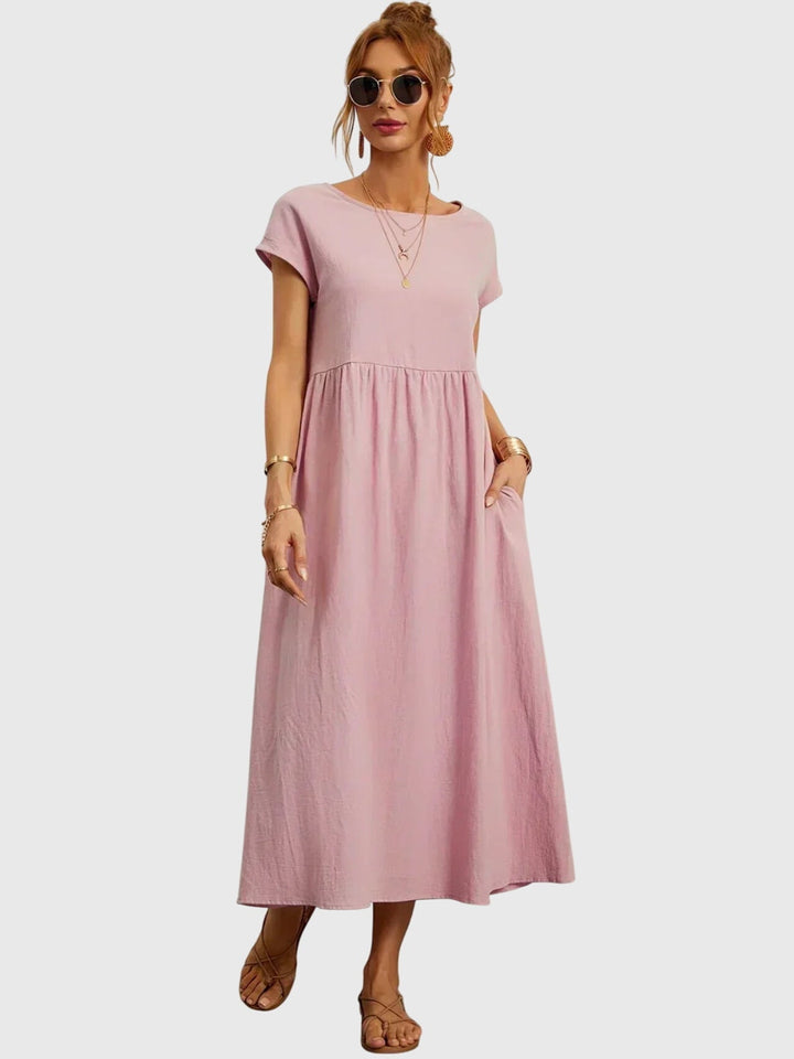 Viviane | Robe maxi légère avec poches