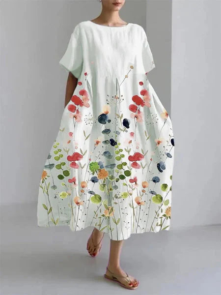 Madeleine | Robe maxi florale d’été