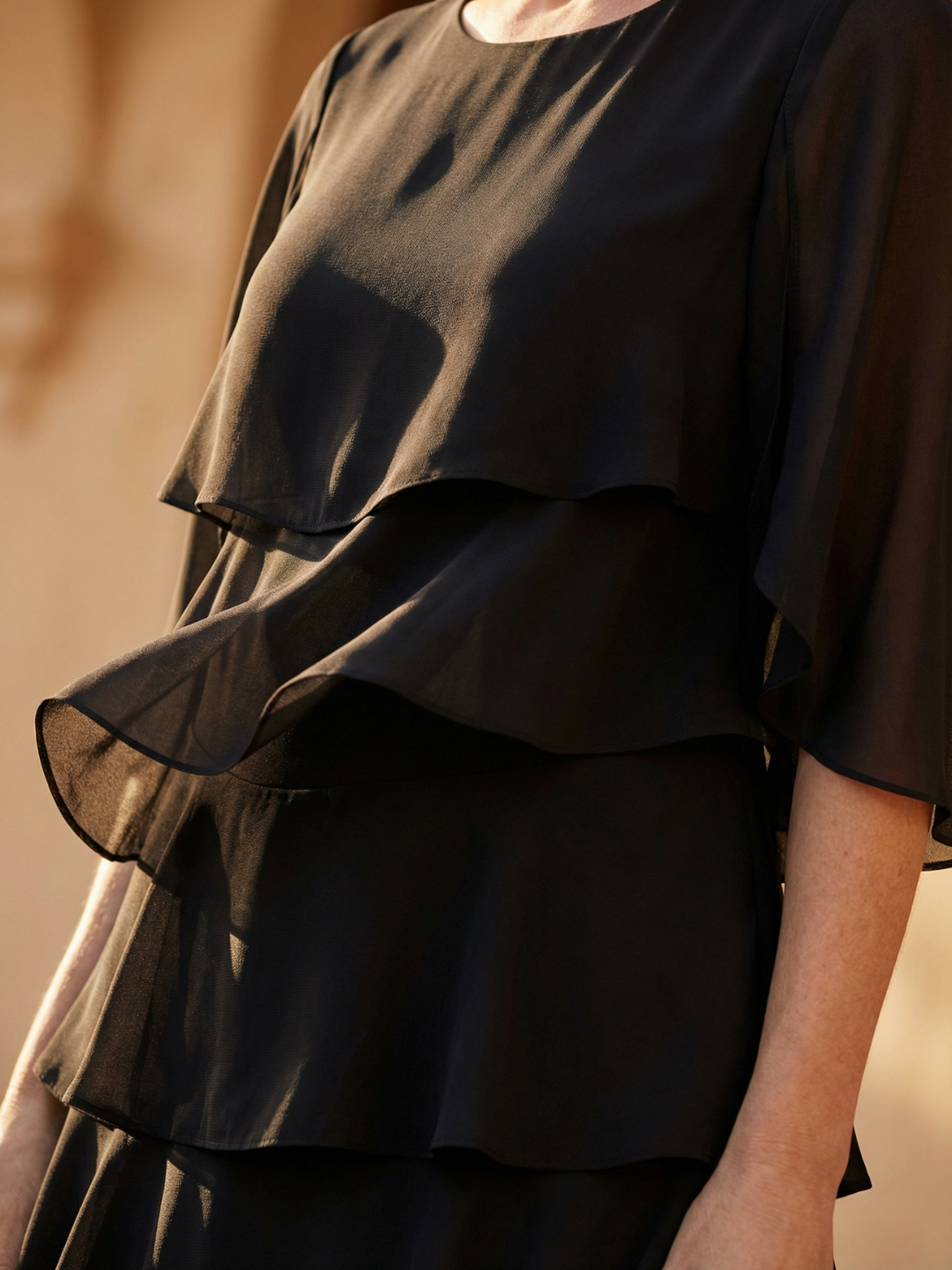 Patricia | Elegant Comfort Ruffle Dress
