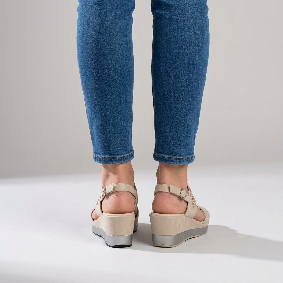Rachelle | Sandales compensées confortables