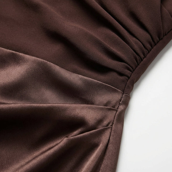 Aitana | Mujer Vestido Largo Asimétrico Sofisticado