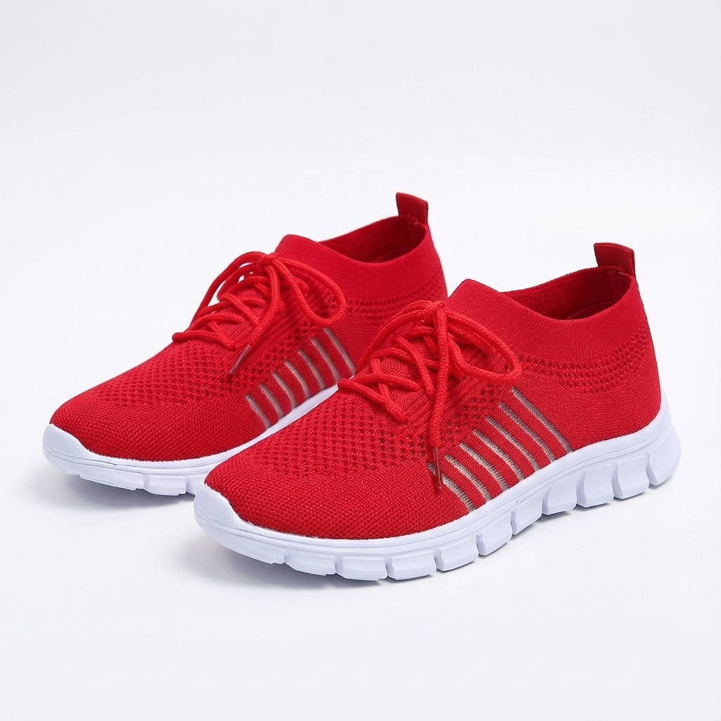 Alyssa | Zapatillas de Punto con Cordones para Mujer
