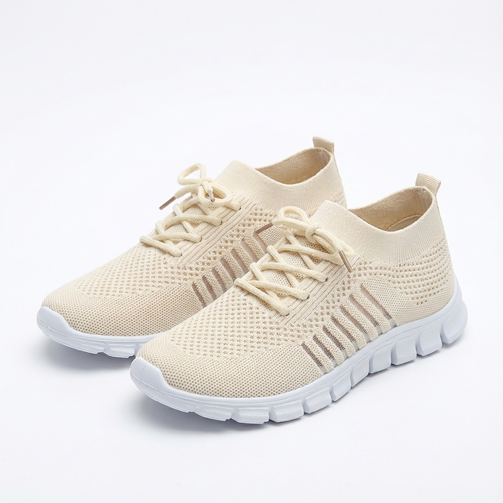 Alyssa | Zapatillas de Punto con Cordones para Mujer