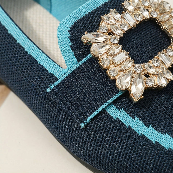 Blanca | Bailarinas con Hebilla Joya Mujer Chic