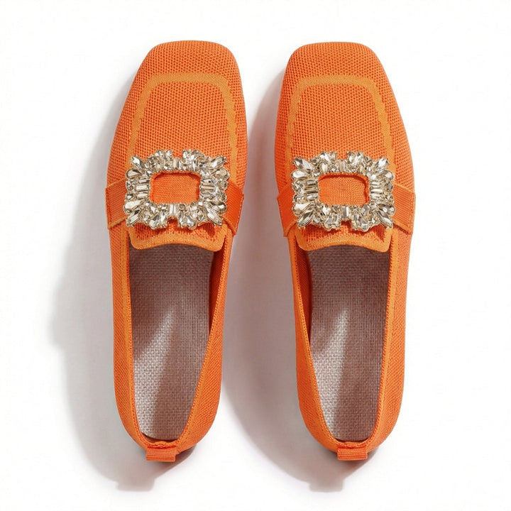 Blanca | Bailarinas con Hebilla Joya Mujer Chic