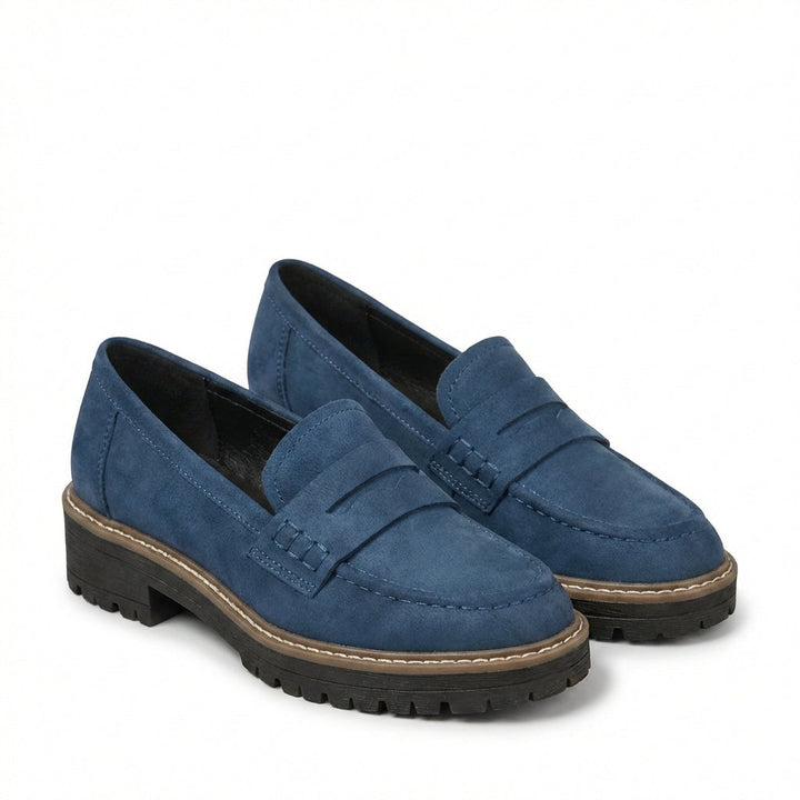 Candela | Mocasines Suela Track Mujer Clásico