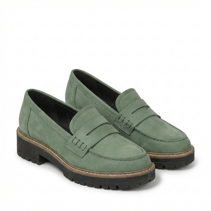 Candela | Mocasines Suela Track Mujer Clásico