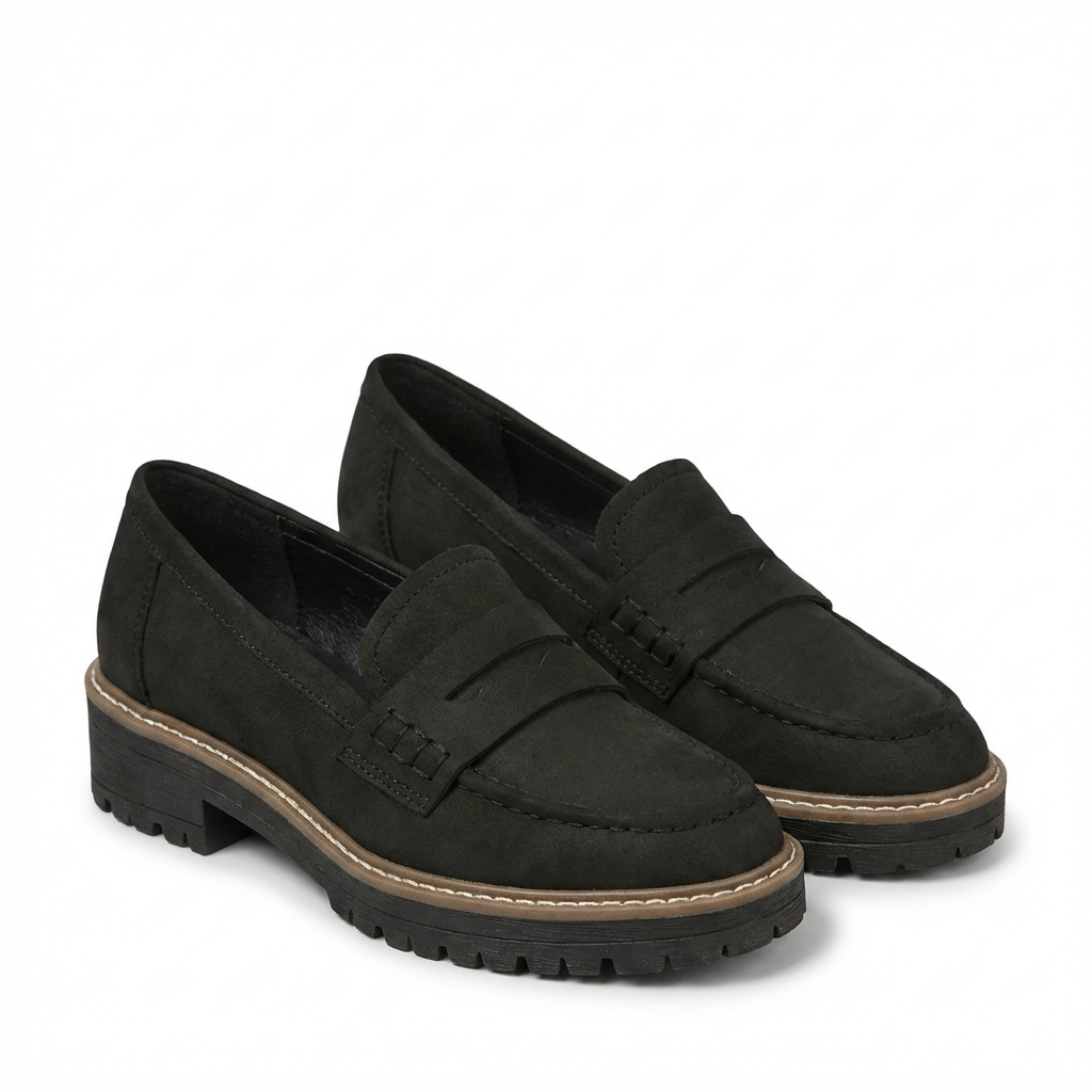 Candela | Mocasines Suela Track Mujer Clásico