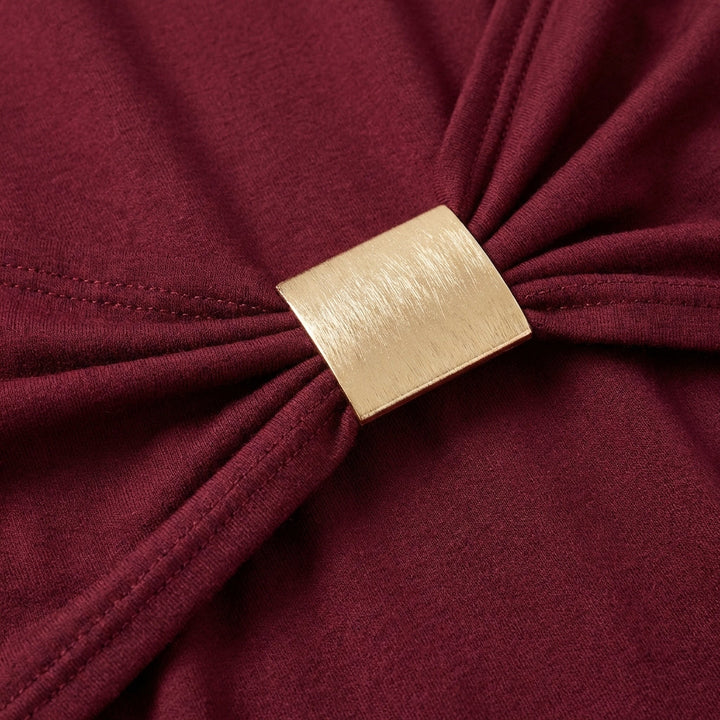 Carmen | Vestido Fiesta Mujer Con Hombros Descubiertos Y Detalle Anudado | Elegante