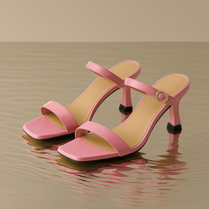 Rosa Belle Heel Mules