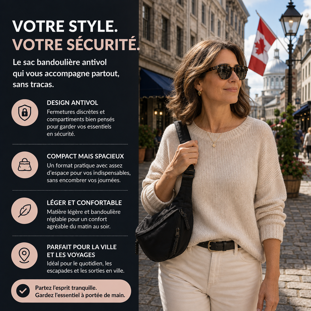 Martine | Sac bandoulière compact