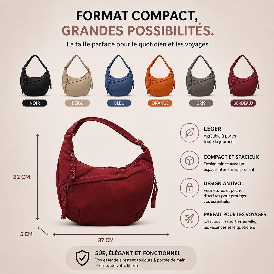 Martine | Sac bandoulière compact