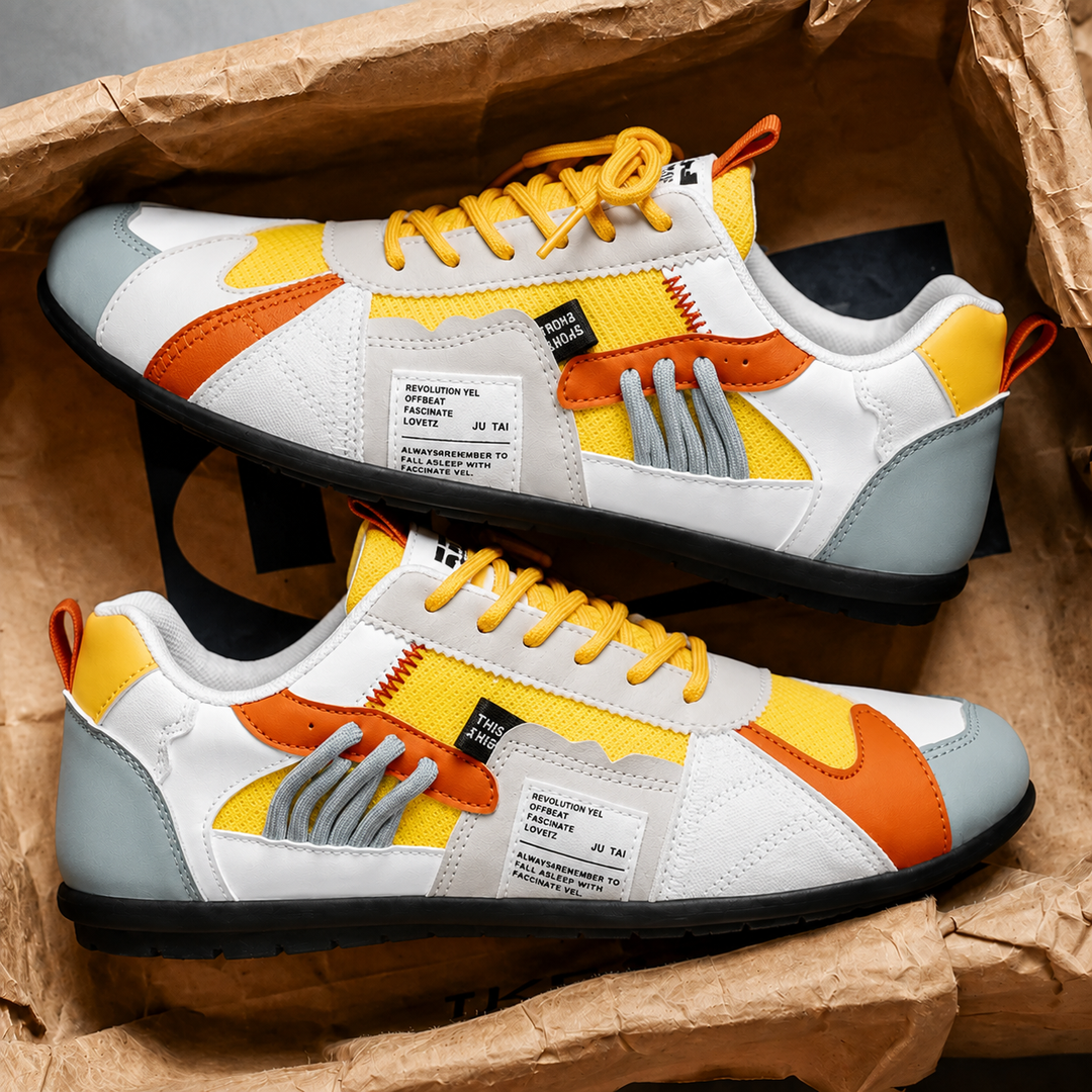 Giovanni | Sneakers rétro multicolores