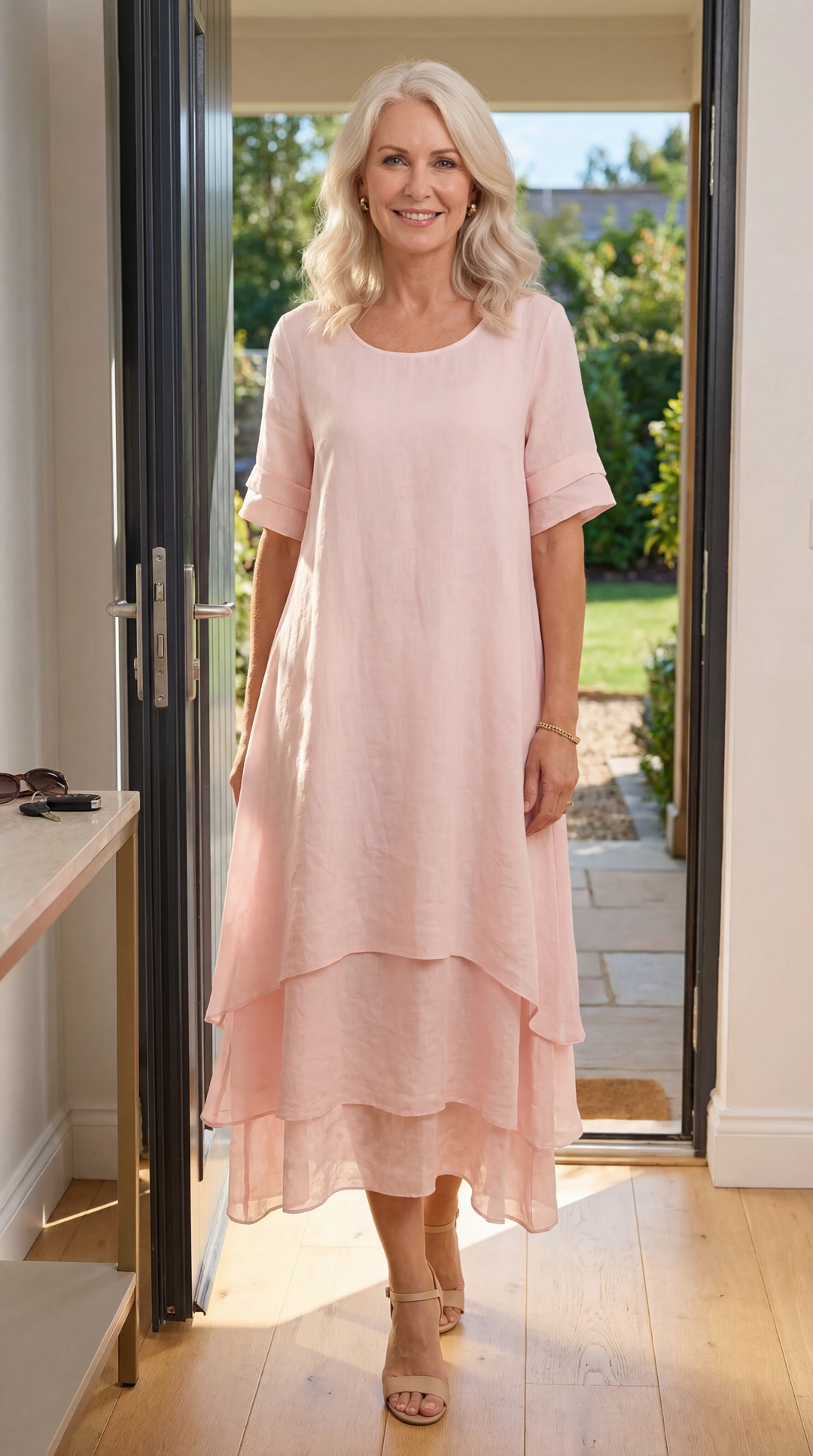 Manon | Robe maxi fluide à volants