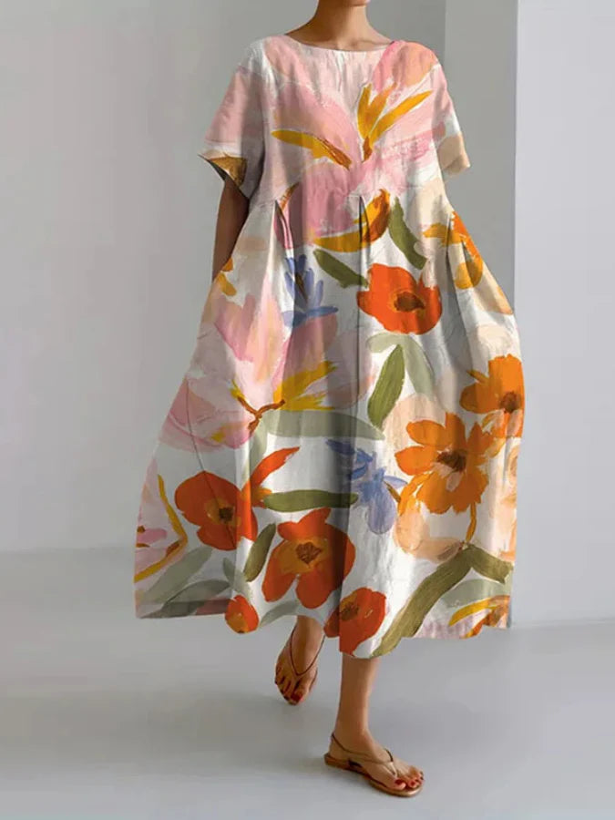 Madeleine | Robe maxi florale d’été