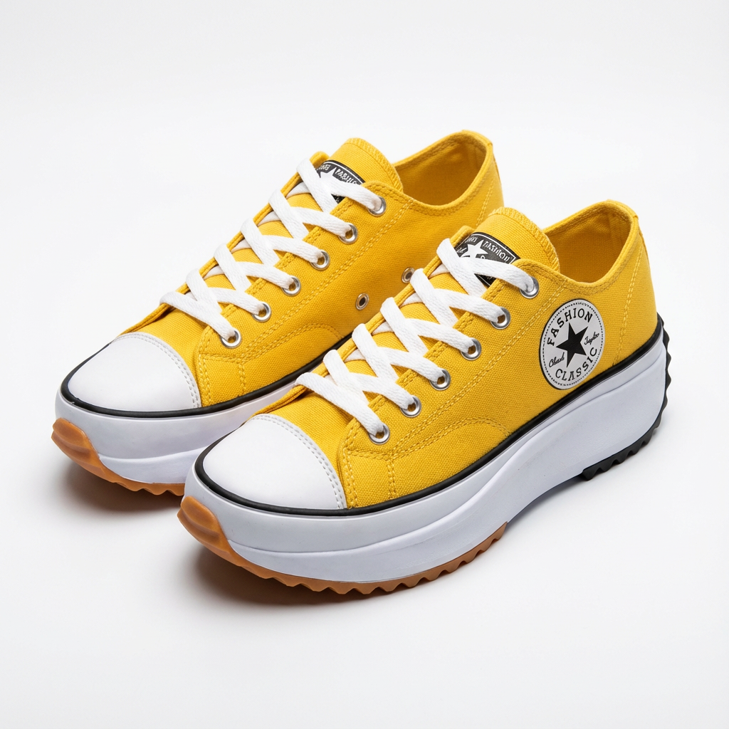 Janet | Zapatillas de Plataforma con Cordones para Mujer