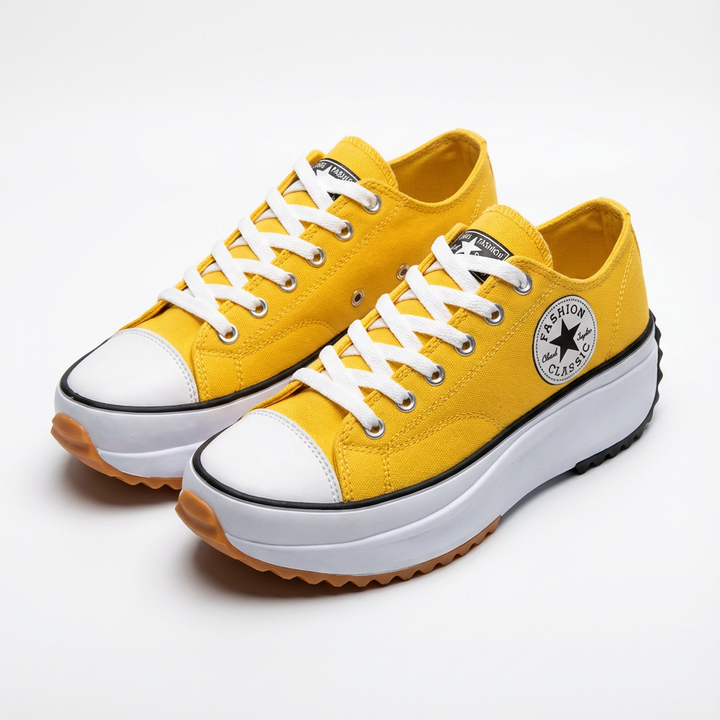 Janet | Zapatillas de Plataforma con Cordones para Mujer