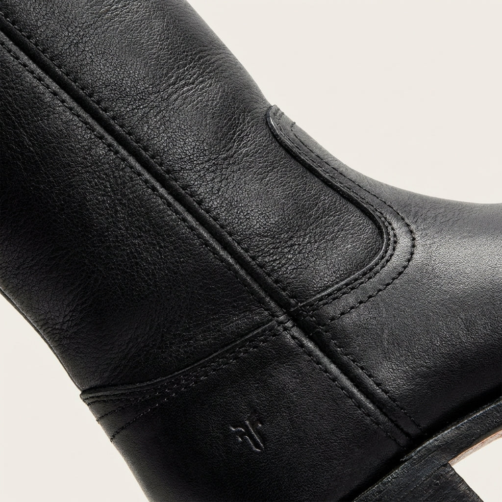 Jimena | Mujer Botas Altas Caña Recta Tacón Bajo