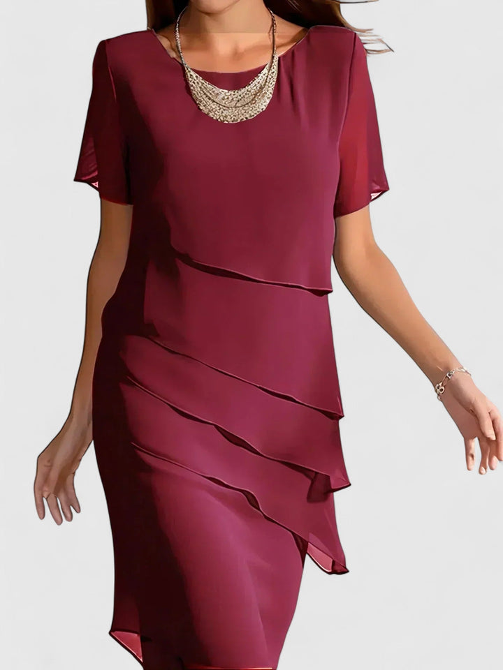 Kiera Elegant Midi Dress