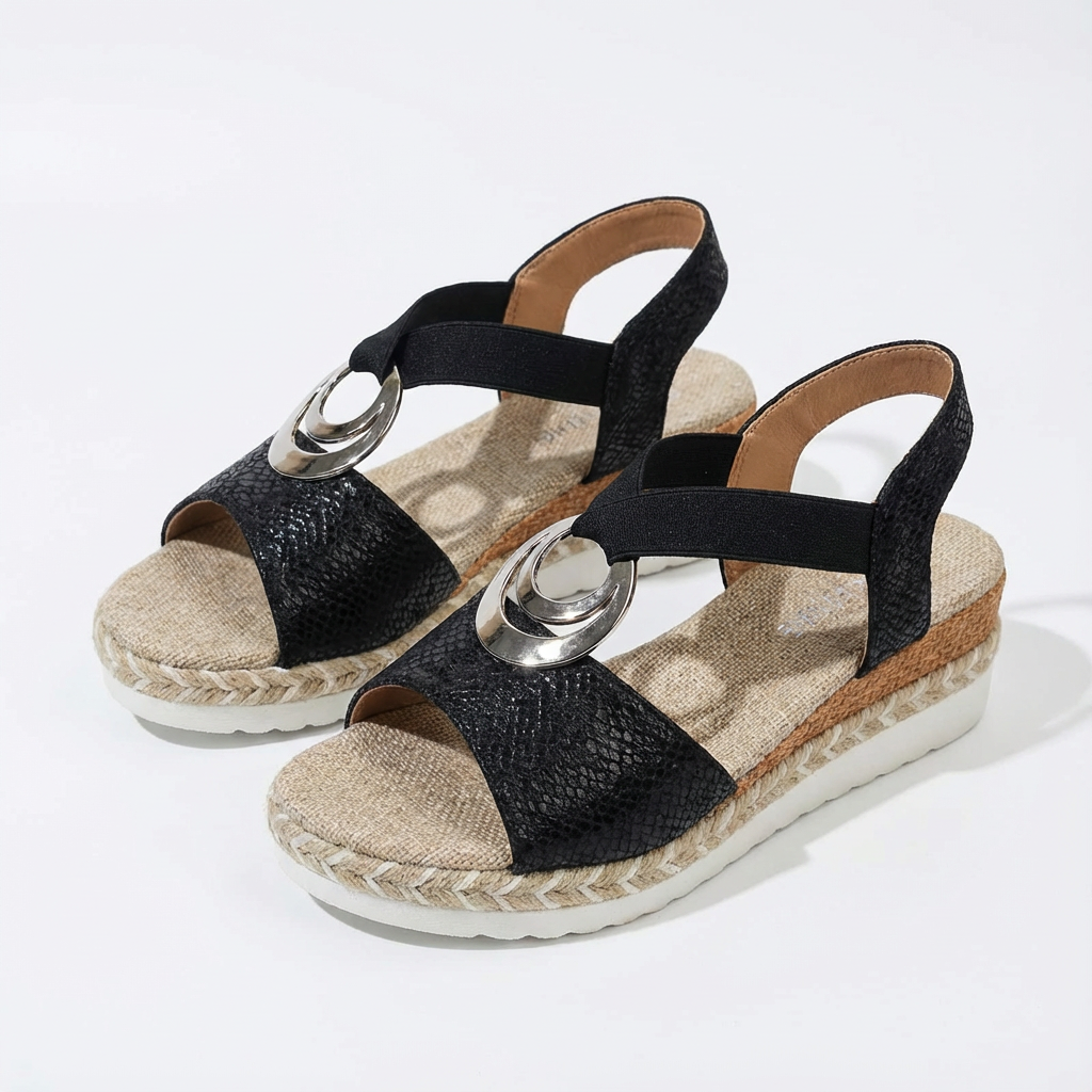 Lauren | Sandalias de Plataforma con Correa al Tobillo para Mujer