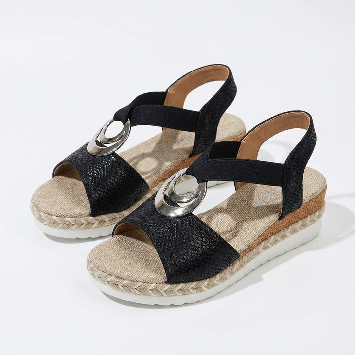 Lauren | Sandalias de Plataforma con Correa al Tobillo para Mujer