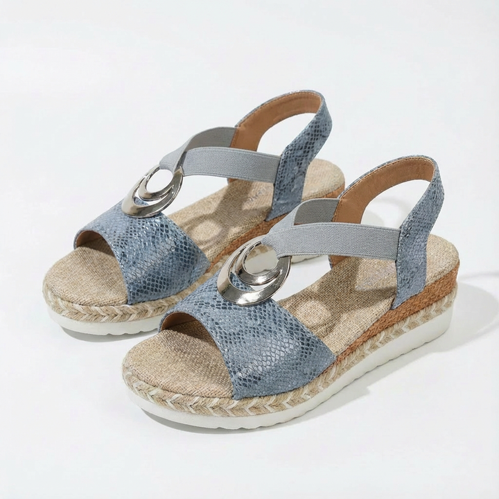 Lauren | Sandalias de Plataforma con Correa al Tobillo para Mujer