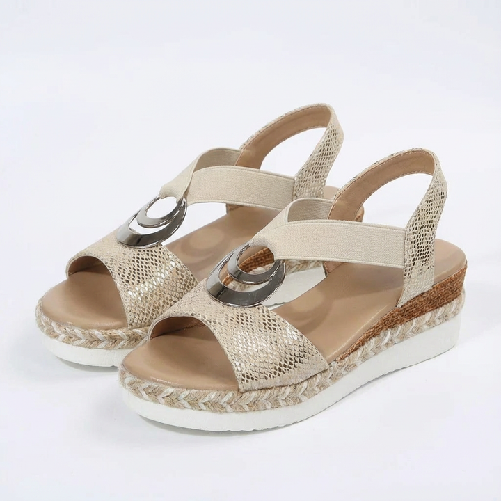Lauren | Sandalias de Plataforma con Correa al Tobillo para Mujer