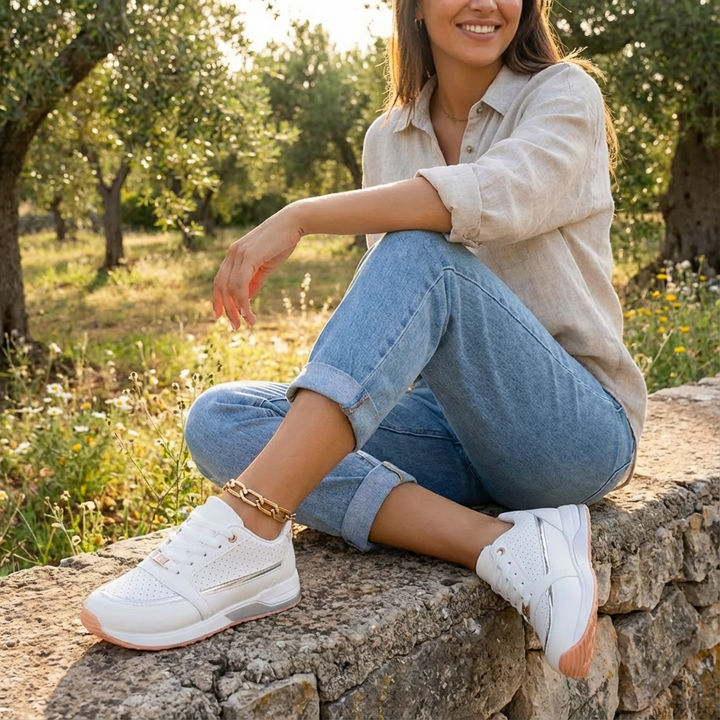 Lilly | Zapatillas de Plataforma con Cordones para Mujer