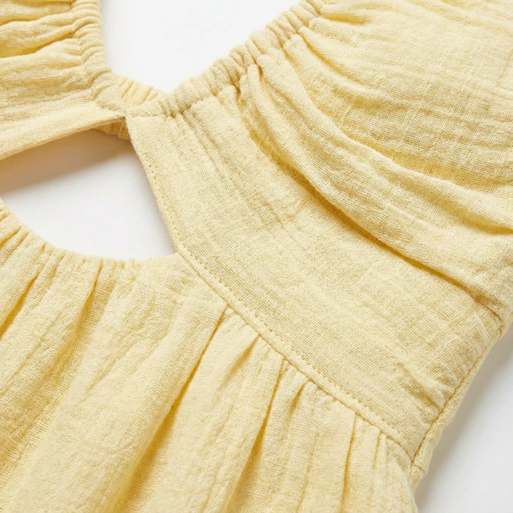 Lucia | Mujer Vestido Midi Con Escote Halter Y Abertura Lateral | Boho
