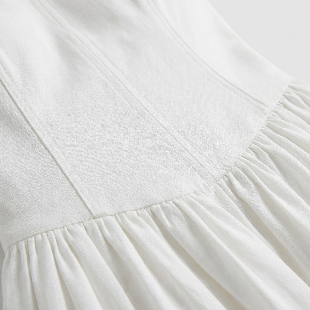 Lucia | Mujer Vestido Midi Con Corsé Estructurado Y Falda Plisada | Romántico